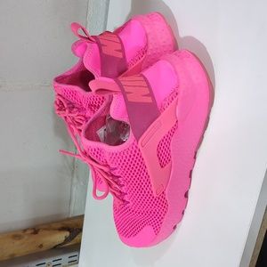 Hot Pink Nike Air Max Huarache Run Ultra Breath running working shoes 10 9